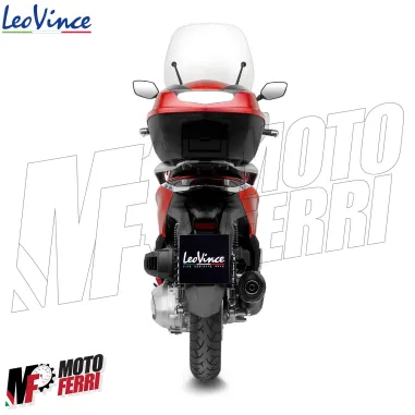 MF8262 Scarico Marmitta LeoVince Slip-On Honda SH 350 E5 2021 2022 2023 2024
