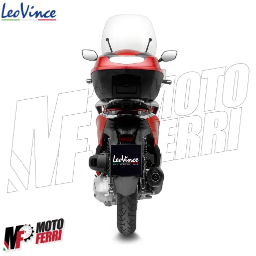 MF8262 Scarico Marmitta LeoVince Slip-On Honda SH 350 E5 2021 2022 2023 2024