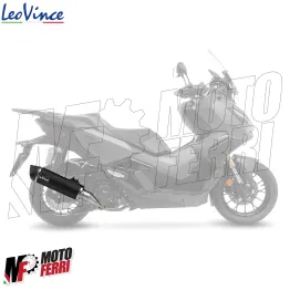 MF8262 Scarico Marmitta LeoVince Slip-On Honda ADV 350 E5 2022 2023 2024 2
