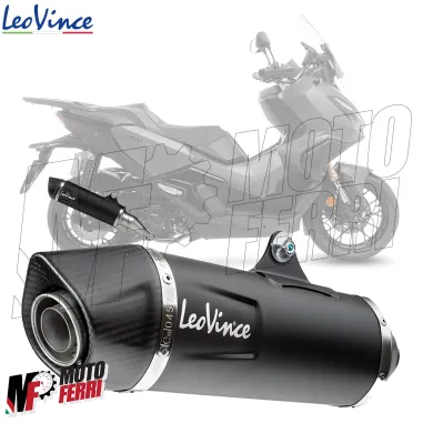 MF8262 Scarico Marmitta LeoVince Slip-On Honda ADV 350 E5 2022 2023 2024