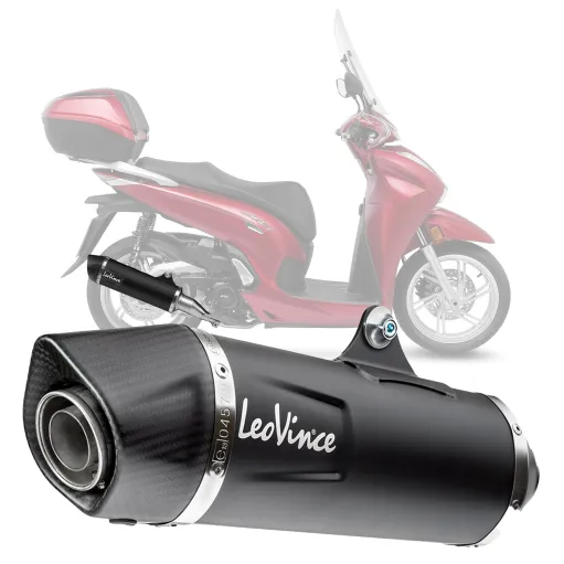 MF8262 Scarico Marmitta LeoVince Slip-On Honda SH 350 E5 2021 2022 2023 2024