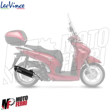 MF8262 Scarico Marmitta LeoVince Slip-On Honda SH 350 E5 2021 2022 2023 2024