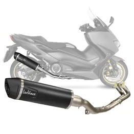 MF3000 Scarico Completo LeoVince LV One Evo Black Yamaha TMax 560 - 2020 2021 2022 2023 2024