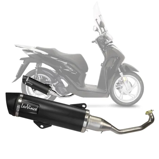 MF8261 Scarico Completo LeoVince Honda SH 125 150 mod 2020 2021 2022 2023 2024
