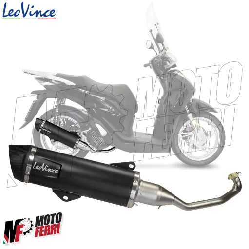 MF8261 Scarico Completo LeoVince Honda SH 125 150 mod 2020 2021 2022 2023 2024