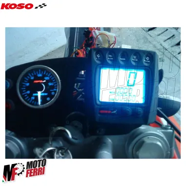 MF8272 Cruscotto Strumentazione Universale Koso XR-SA Digital Scooter Moto ATV