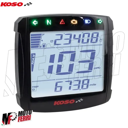 MF2387 Cruscotto Strumentazione Universale Koso XR-S01 Scooter Moto 360km/h