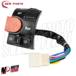 MF8278 Commutatore Sinistro Devio Luci Frecce Clacson Yamaha Aerox MBK Nitro 2