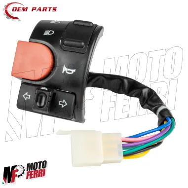 MF8278 Commutatore Sinistro Devio Luci Frecce Clacson Yamaha Aerox MBK Nitro
