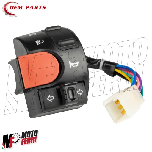 MF8278 Commutatore Sinistro Devio Luci Frecce Clacson Yamaha Aerox MBK Nitro