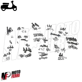 MF2567 Kit viti perni dadi minuteria telaio e carrozzeria Vespa PX 125 150 200 2