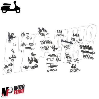 MF2567 Kit viti perni dadi minuteria telaio e carrozzeria Vespa PX 125 150 200