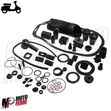 MF8286 Kit Gommini Restauro Vespa PX PE 125 150 200 Arcobaleno / Prima Serie