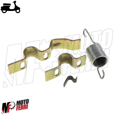 MF8287 Kit Staffe e molla Supporto Cavalletto Centrale Vespa PX / T5 125 150 200