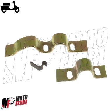 MF8287 Kit Staffe e molla Supporto Cavalletto Centrale Vespa PX / T5 125 150 200