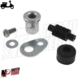 MF8290 Kit Ingranaggi rinvio km/H Nero Contachilometri Vespa PX 125 150 200 2