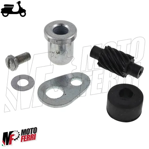 MF8290 Kit Ingranaggi rinvio km/H Nero Contachilometri Vespa PX 125 150 200