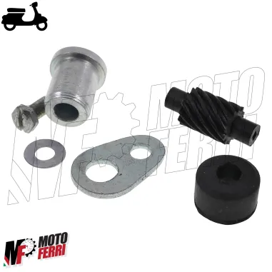 MF8290 Kit Ingranaggi rinvio km/H Nero Contachilometri Vespa PX 125 150 200