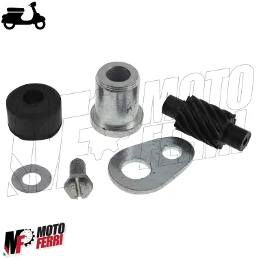 MF8290 Kit Ingranaggi rinvio km/H Nero Contachilometri Vespa PX 125 150 200