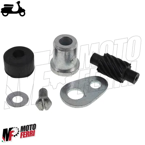 MF8290 Kit Ingranaggi rinvio km/H Nero Contachilometri Vespa PX 125 150 200