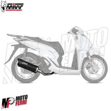 MF8292 Scarico Completo Mivv Mover Honda SH 125 150 mod 2020 2021 2022 2023 2024