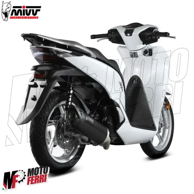 MF8292 Scarico Completo Mivv Mover Honda SH 125 150 mod 2020 2021 2022 2023 2024