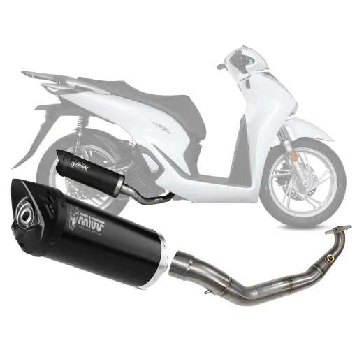 MF8292 Scarico Completo Mivv Mover Honda SH 125 150 mod 2020 2021 2022 2023 2024