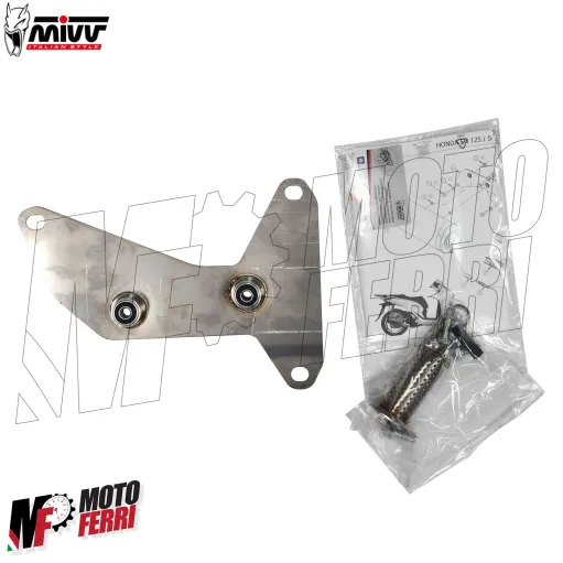 MF8292 Scarico Completo Mivv Mover Honda SH 125 150 mod 2020 2021 2022 2023 2024