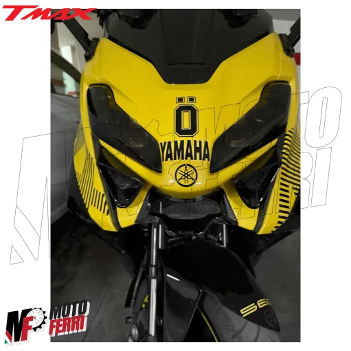 MF7314 Griglia Presa Aria Anteriore Yamaha TMax 560 mod 2022 / 2024 Nero Lucido