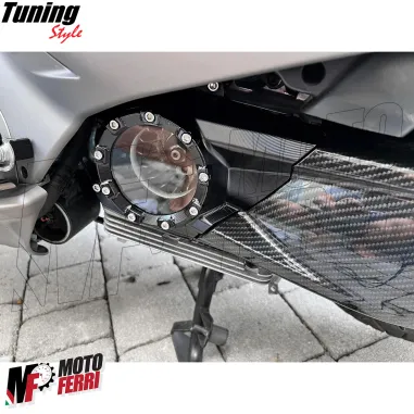 MF7164 Coperchio Trasmissione Vespa GTS 300 HPE 2018 / 2024 Convogliatore Carter