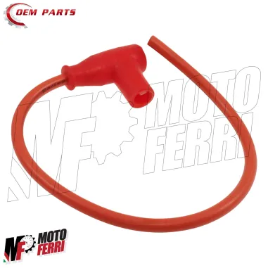 MF3817 Cavo Candela al Silicone + Pipetta Racing Scooter Vespa Ciclomotore
