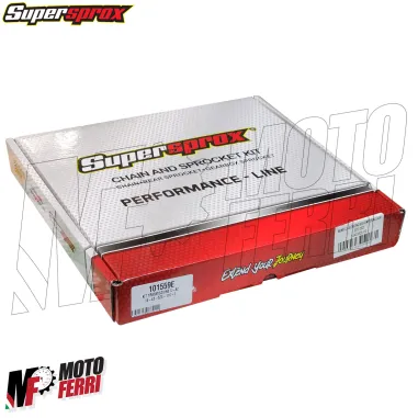 MF8328 Kit Trasmissione Benelli Imperiale 400 - Corona 42 Pignone 14 Catena 525