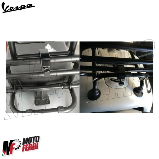 MF8340 Gancio Blocca Portapacchi Vespa GTS GTV Primavera Sprint LX S ET2 ET4 PX
