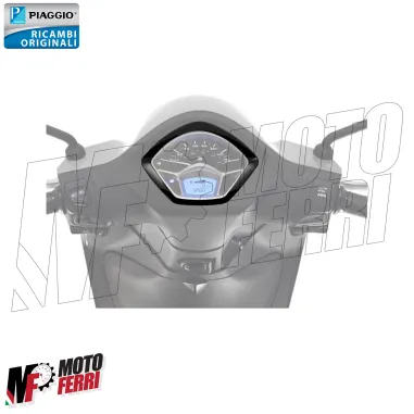 MF8343 Cornice Strumentazione Nero Piaggio Liberty 50 125 150 iGet 2020 / 2024
