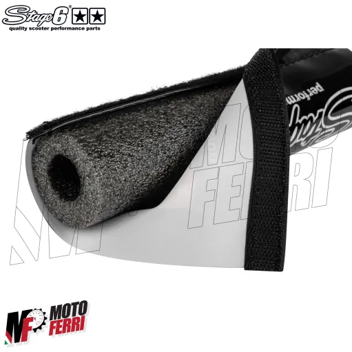 MF3768 Paracolpi Manubrio Tubolare Stage6 Universale Scooter Moto Naked 18cm