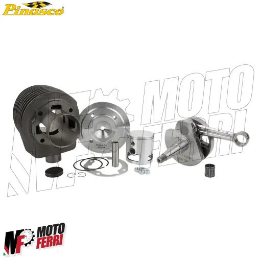 MF1191 Cilindro Pinasco + Albero Motore corsa 60 modifica 190 Vespa PX 125 150