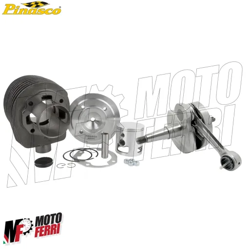 MF1191 Cilindro Pinasco + Albero Motore corsa 60 modifica 190 Vespa PX 125 150