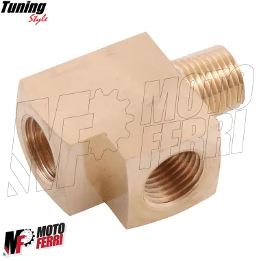 MF8359 Adattatore angolare M10x1 a T per collegamento sensore pressione olio