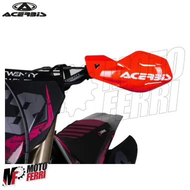 MF6413 Paramani Acerbis MX Uniko Rosso/Bianco Universale Moto Cross Enduro