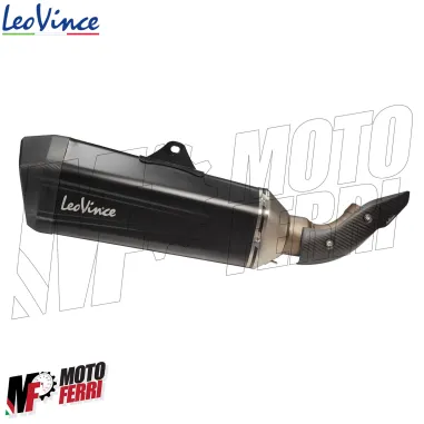 MF8295 Terminale Scarico Leovince LV-12 BLACK Suzuki V-Strom 1050 XT DE 2020 - 2024