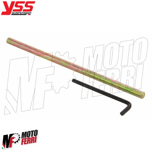 MF8429 Ammortizzatore Anteriore Yss X-Pro Regolabile Piaggio ZIP SP FAST 50 2T
