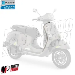 MF8432 Bordo Scudo Destro Grigio Opaco Vespa GTS 300 Super Tech 2023 2024 2025 2