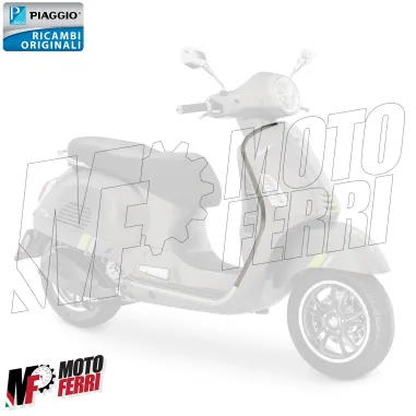 MF8432 Bordo Scudo Destro Grigio Opaco Vespa GTS 300 Super Tech 2023 2024 2025