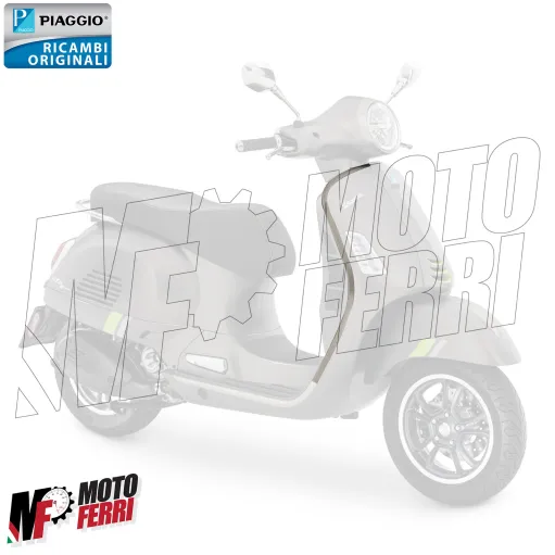 MF8432 Bordo Scudo Destro Grigio Opaco Vespa GTS 300 Super Tech 2023 2024 2025