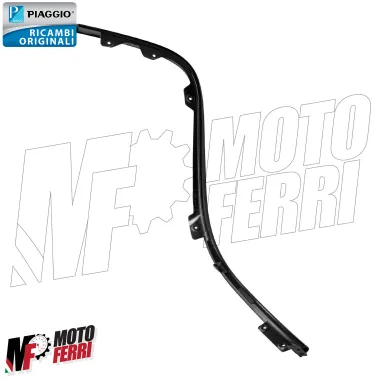 MF8433 Bordo Scudo Destro Nero Lucido Vespa GTS 300 mod 2023 2024 2025