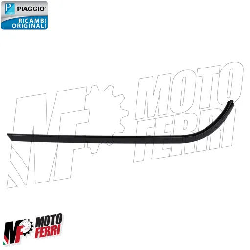 MF8434 Bordo Profilo Pedana Destro Nero Lucido Vespa GTS 300 mod 2023 2024 2025