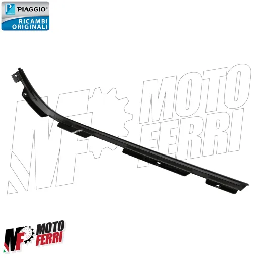 MF8434 Bordo Profilo Pedana Destro Nero Lucido Vespa GTS 300 mod 2023 2024 2025