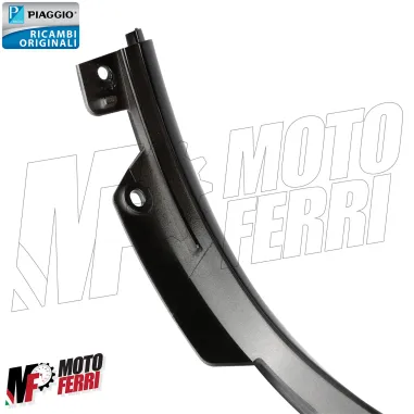 MF8434 Bordo Profilo Pedana Destro Nero Lucido Vespa GTS 300 mod 2023 2024 2025