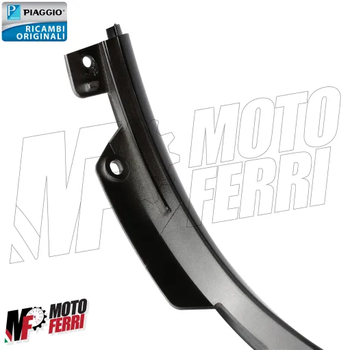 MF8434 Bordo Profilo Pedana Destro Nero Lucido Vespa GTS 300 mod 2023 2024 2025