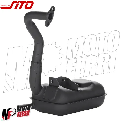 MF8437 Marmitta Scarico Sito Plus 0251 Vespa PK 125 S / XL Corsa Lunga